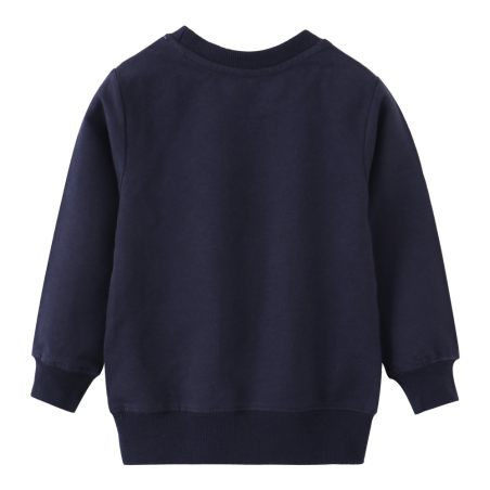 Bluza chłopięca bawełniana z nadrukiem dinozaurów – granatowa | LeAnKa