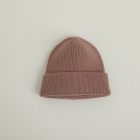 Czapka dziecięca bawełniana zimowa, unisex, brązowa