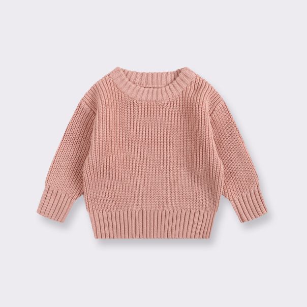 Sweter dziecięcy bawełniany oversize – kolorowy sweterek dla niemowląt i dzieci | LeAnKa
