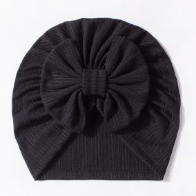 Turban dziecięcy z kokardą – modna czapeczka niemowlęca LeAnKa