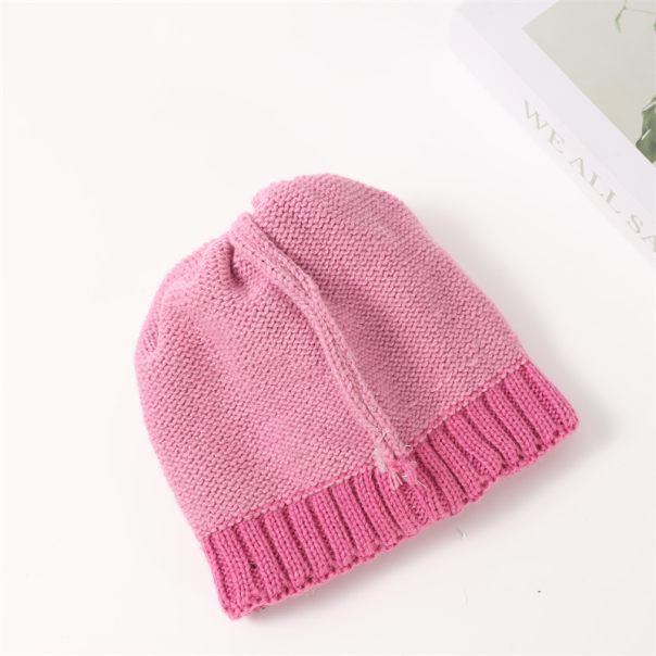 Zestaw zimowy dla dzieci czapka i rękawiczki różowe jednorożec – LeAnKa