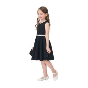 Czarna Sukienka bezrękawów 010525-T0025 2