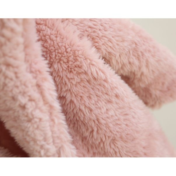 Płaszcz futrzany dziecięcy zimowy z kołnierzem – elegancki i ciepły