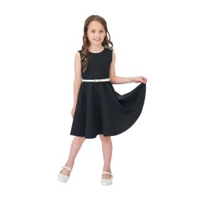 Czarna Sukienka bezrękawów 010525-T0025