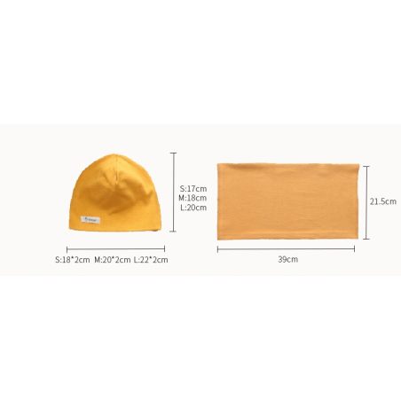 Komplet czapka i komin dziecięcy bawełniany – idealny na jesień i zimę