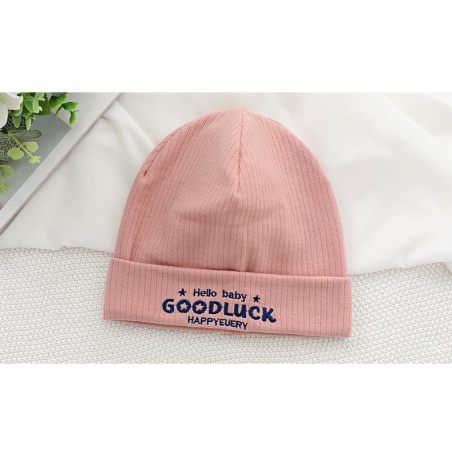 Czapka dla dzieci 4–14 lat GOODLUCK – bawełniana czapka unisex na jesień i zimę
