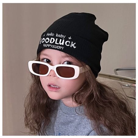 Czapka dla dzieci 4–14 lat GOODLUCK – bawełniana czapka unisex na jesień i zimę