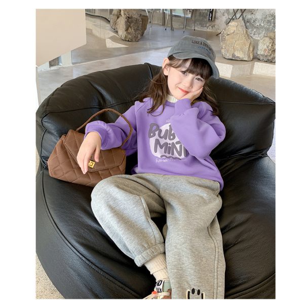 Ocieplana bluza dla dziewczynek Bubble Mint – ciepła i modna