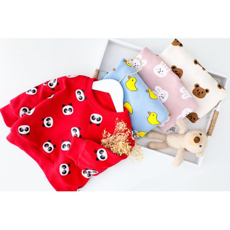 Komplet dresowy dla dziecka panda Zoo – bluza i spodnie 9M-4L | LeAnKa