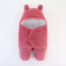 Kombinezon niemowlęcy zimowy miś z uszkami – ciepły rożek dla niemowląt LeAnKa 2