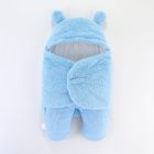 Kombinezon niemowlęcy zimowy miś z uszkami – ciepły rożek dla niemowląt LeAnKa