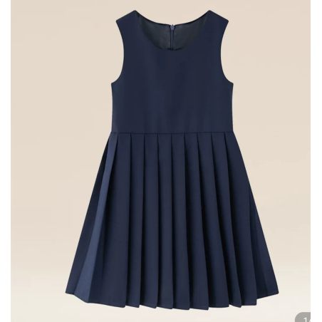 Elegancka sukienka dla dziewczynki – granatowa sukienka na święta i uroczystości | LeAnKa
