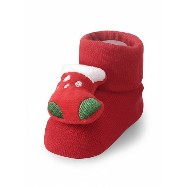 Dziecięce skarpetki bożonarodzeniowe z motywem świątecznej skarpety 3D | LeAnKa