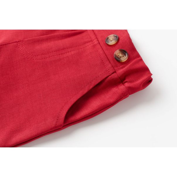 Świąteczny garnitur dla niemowląt z koszulobody i szelkami | LeAnKa