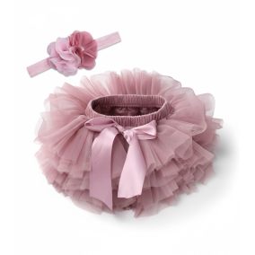 Tiulowa spódniczka tutu dla dziewczynki z kokardą | LeAnKa – elegancka spódniczka