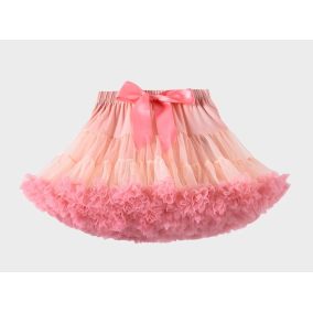 Tiulowa spódniczka tutu dla dziewczynki z kokardą – miękki tiul, wiele kolorów | LeAnKa