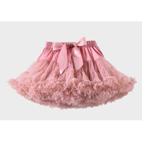 Tiulowa spódniczka tutu dla dziewczynki z kokardą – miękki tiul, wiele kolorów | LeAnKa