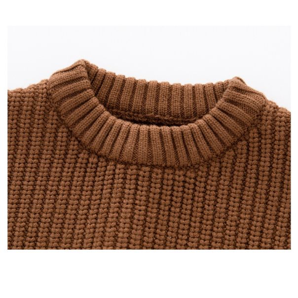 Sweter dziecięcy bawełniany oversize – kolorowy sweterek dla niemowląt i dzieci | LeAnKa