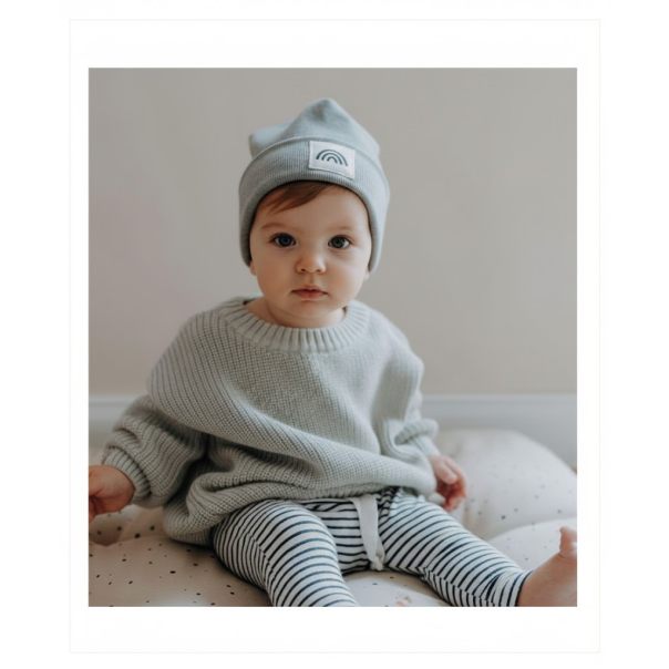 Sweter dziecięcy bawełniany oversize – kolorowy sweterek dla niemowląt i dzieci | LeAnKa