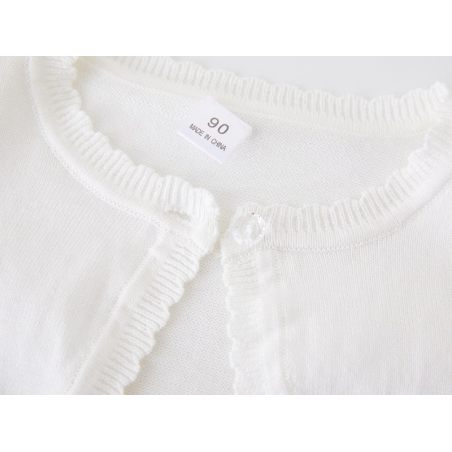 Kardigan dziewczęcy bawełniany LeAnKa – lekka narzutka dla dzieci