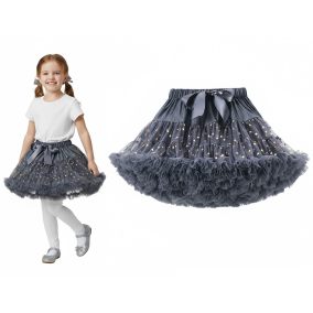 Tiulowa spódniczka tutu dla dziewczynki z kokardą – miękki tiul, wiele kolorów | LeAnKa 2