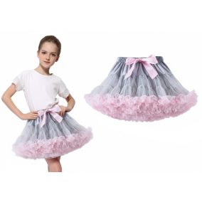 Tiulowa spódniczka tutu dla dziewczynki z kokardą – miękki tiul, wiele kolorów | LeAnKa 2