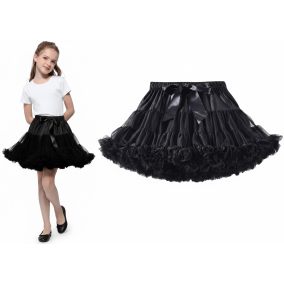 Tiulowa spódniczka tutu dla dziewczynki z kokardą – miękki tiul, wiele kolorów | LeAnKa 2