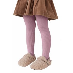 Rajstopy dziewczęce bawełniane prążkowane | LeAnKa