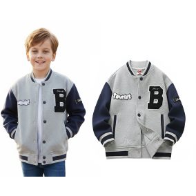 Bluza dziecięca varsity Letterman „B” – modna bluza college LeAnKa 2