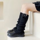 Ocieplacze na nogi dla dziewczynki 6–12 lat z pomponem | LeAnKa