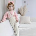 Rajstopy dziecięce na szelkach bawełniane 80% – LAK301 | LeAnKa