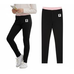 Legginsy dziecięce z kotkiem – bawełniane legginsy dla dziewczynki | LeAnKa 2